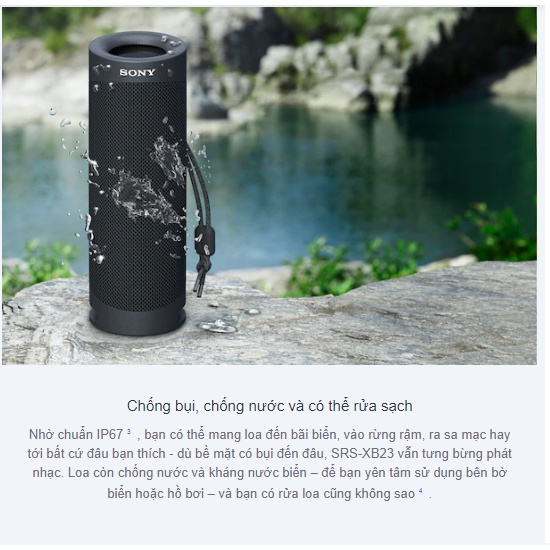 Loa Bluetooth Sony XB23 với EXTRA BASS™- CHÍNH HÃNG SONY VIỆT NAM, NGUYÊN SEAL