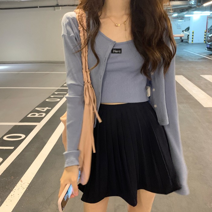 LEEVA - Set 2 áo len gân co giãn dày dặn L277