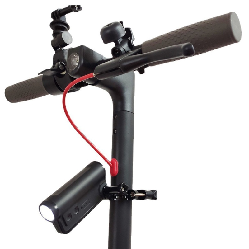 Đèn Pha LED USB Kèm Chức Năng An Toàn Cho Xe Đạp