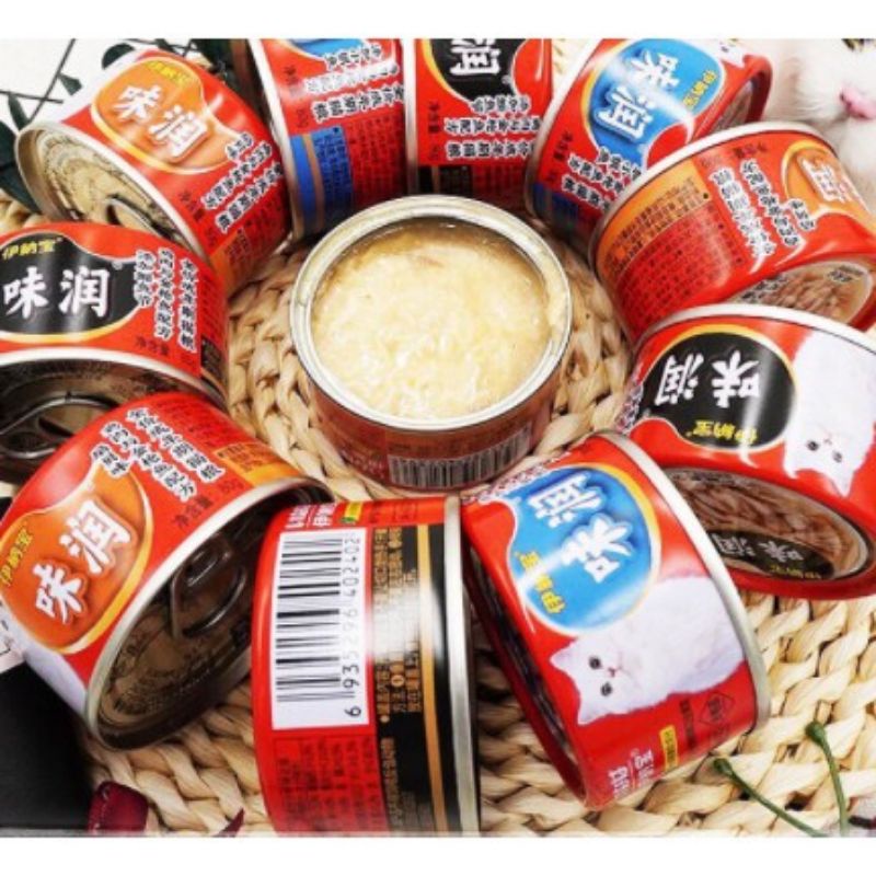 pate inbana hãng ciao cho mèo lon 80g