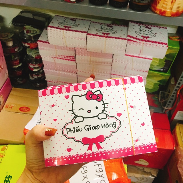 Hoá đơn giao hàng kitty
