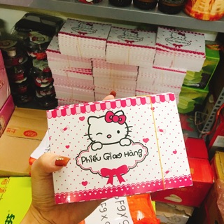 Hoá đơn giao hàng kitty
