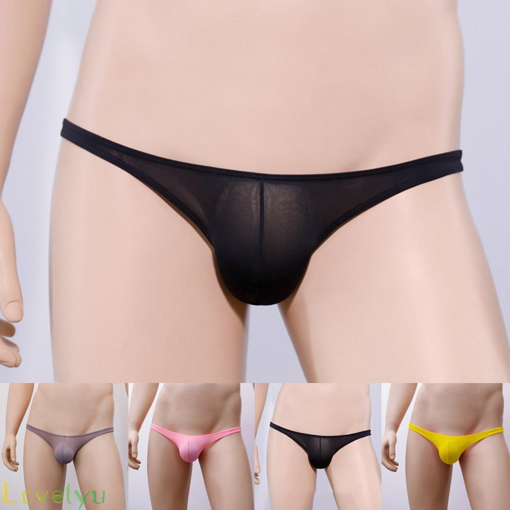 Quần lót lưng thấp bằng lụa băng thiết kế thời trang cho nam