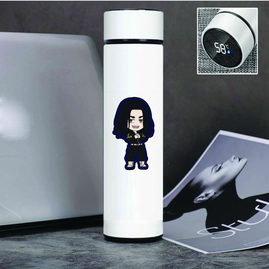 Bình giữ nhiệt đựng nước IN HÌNH nhân vật Tokyo Revengers Kịch Trường Của Takemichi ver chibi đứng anime tiện lợi