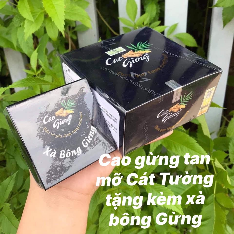 [RẺ NHẤT SHOPEE]Cao gừng tận mỡ mẫu mới tặng kèm Xà Bông Gừng