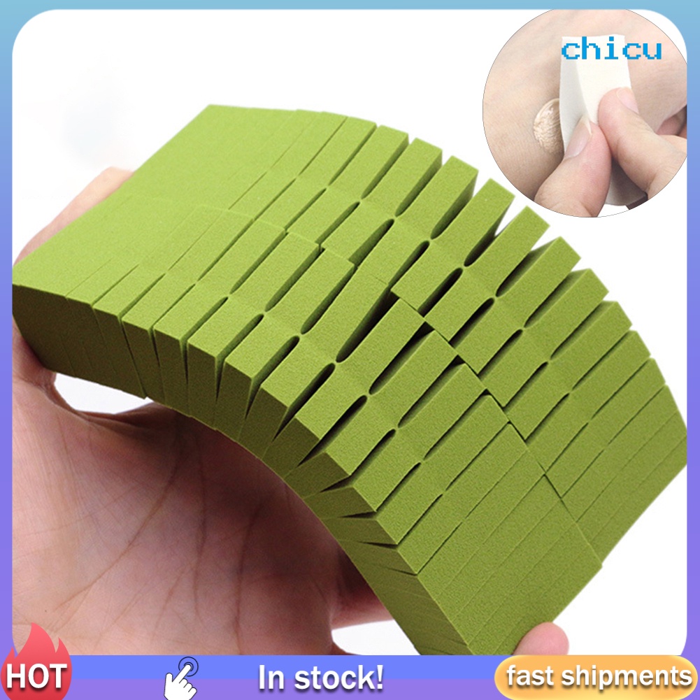 [Hàng mới về] Gói 40 miếng bông phấn tán kem nền che khuyết điểm hình vuông tiện lợi