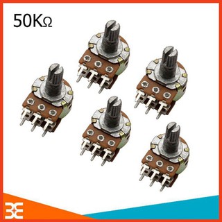Bộ 5 biến trở volum, triết áp đôi 50k