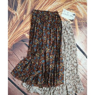 Chân váy vintage dập ly