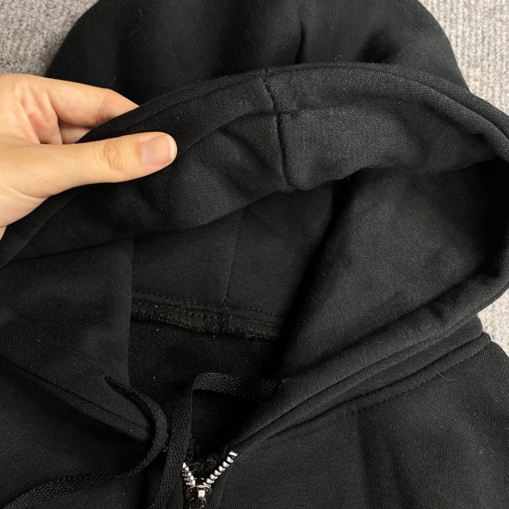 Áo Khoác Nỉ Form Rộng Nữ The Delia Áo Hoodie Zip Nữ Form Rộng Nỉ Bông Có Mũ Khóa Kéo My Friends KNK06 | BigBuy360 - bigbuy360.vn