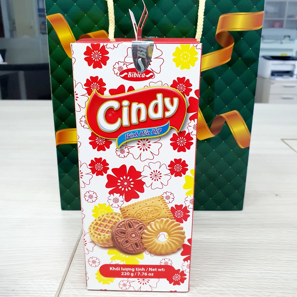 Bánh quy bơ hỗn hợp Cindy Sweet 220g- Bibica