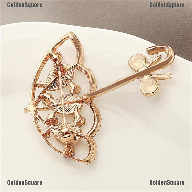 Ghim Cài Áo Hình Cây Dù Đính Đá Opal Dễ Thương