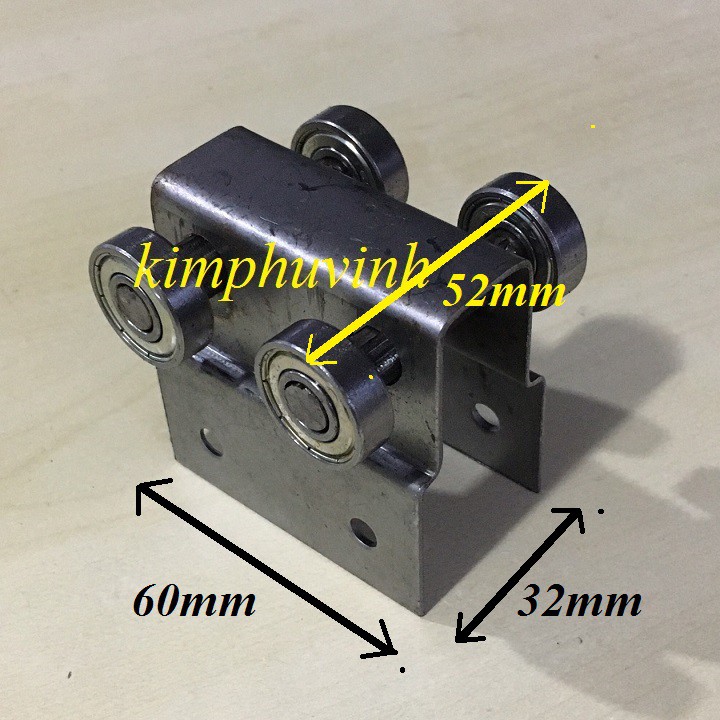 01 CÁI - BÁNH XE TREO MÁNG (LOẠI 30mm)