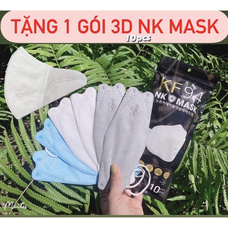 Khẩu trang KF94 Nam Khánh chống bụi mịn và kháng khuẩn [Thùng 300 chiếc]