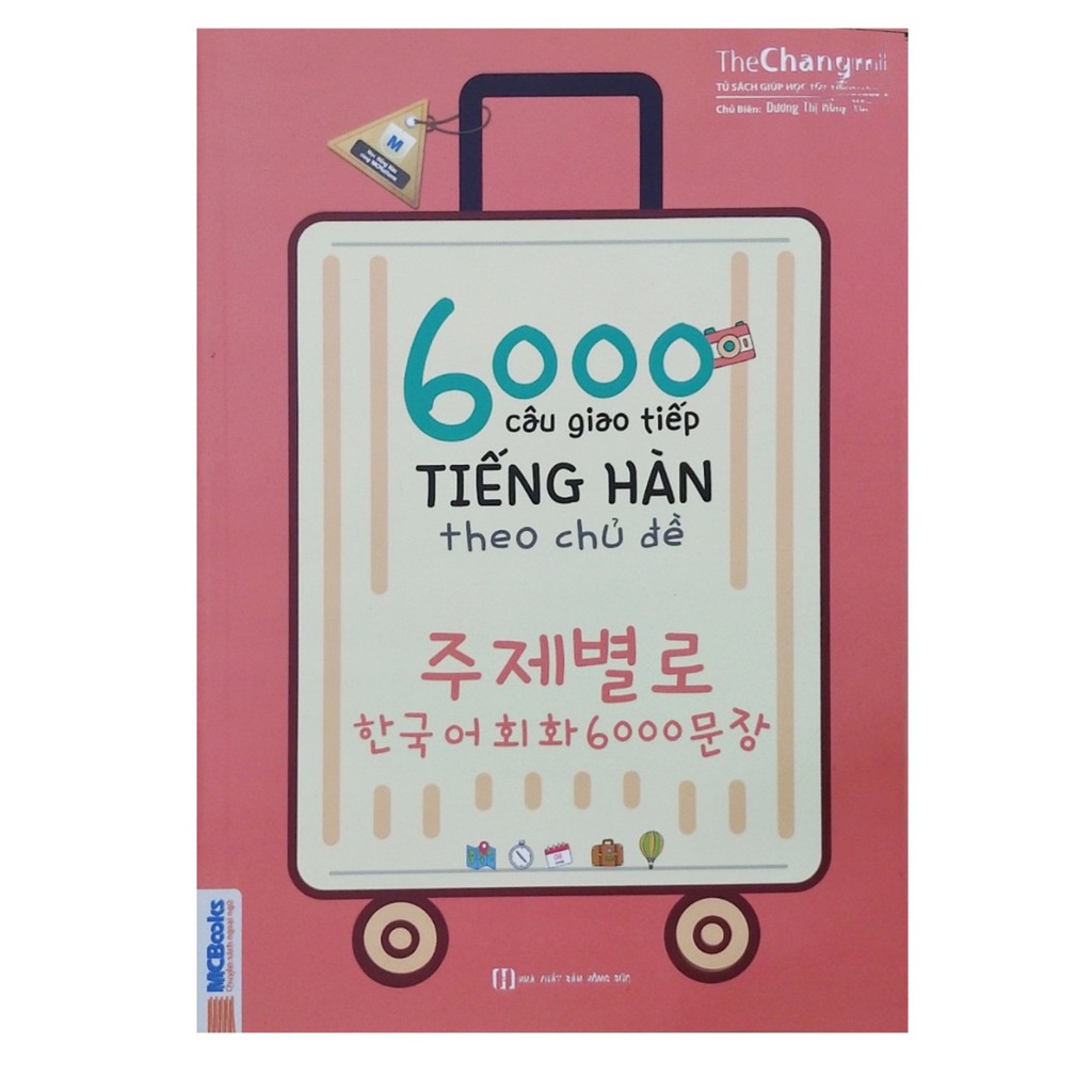 Sách - 6000 câu giao tiếp tiếng hàn theo chủ đề