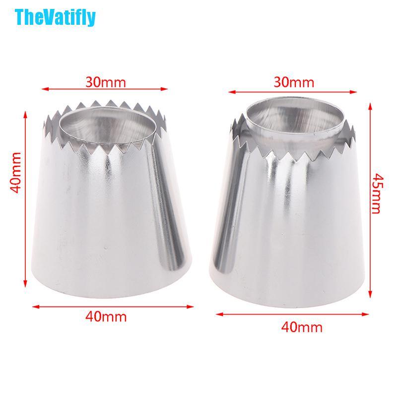 Bộ 2 Dụng Cụ Trang Trí Bánh Kem Bằng Inox Chuyên Dùng