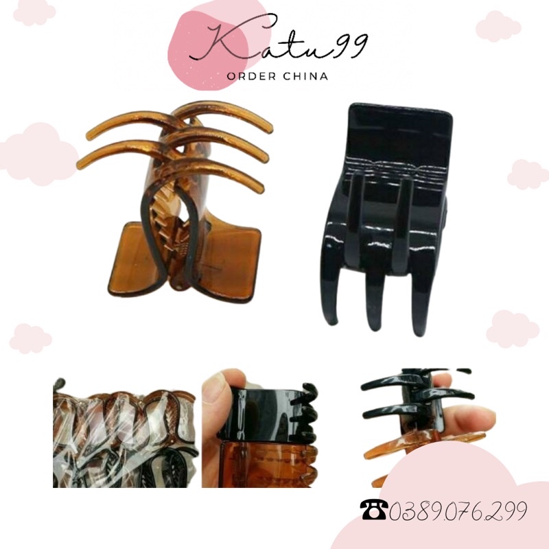 kẹp tóc 5 răng, 3 răng