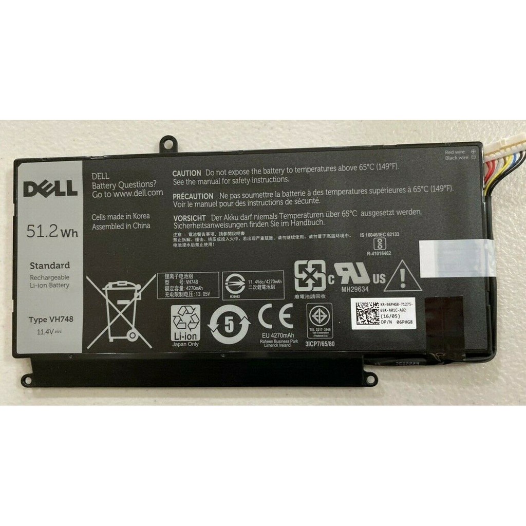 Pin Laptop Dell Vostro 5460 5470 5480 5560 VH748 (Zin)