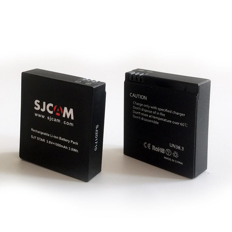 Dock sạc đôi và hai pin cho camera hành trình SJCAM SJ7 STAR, sạc pin cho camera hành động SJCAM SJ7 STAR