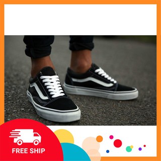 [CÓ SẴN] Giày Sneaker Vans Old Skool black/ white (đen trắng )