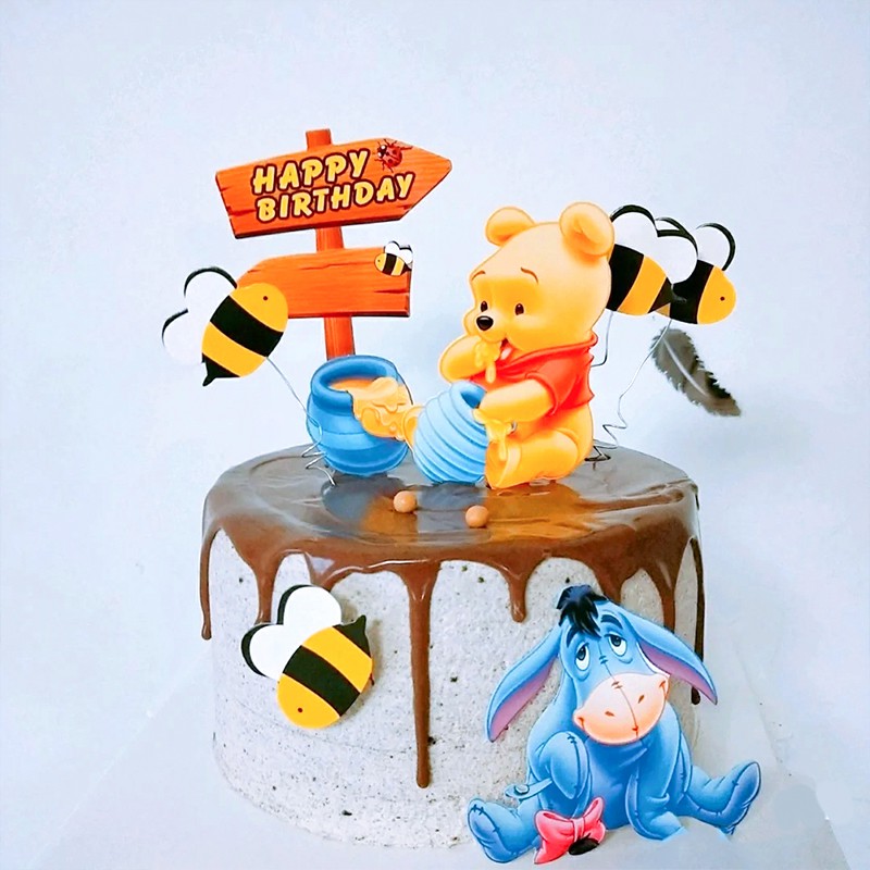 Set que cắm gấu Pooh + ong vàng