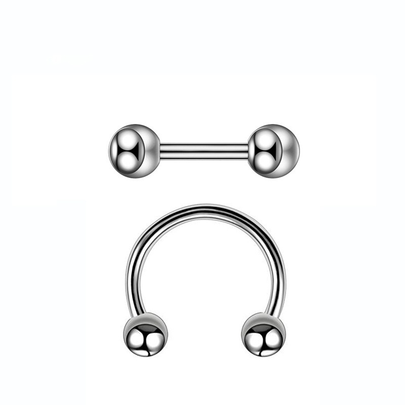 Khuyên Tai Tròn Xoắn Ốc Fantastic789 Bằng Thép Titan Không Gỉ