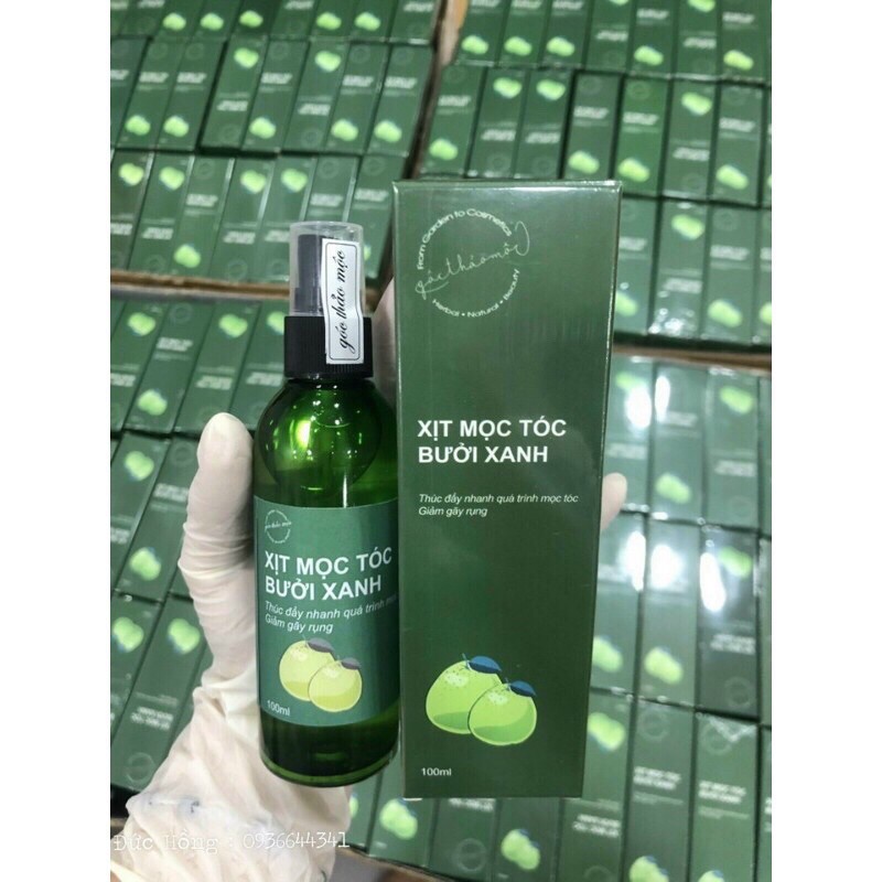 xịt bưởi mọc tóc chống gãy rụng khô rối dưỡng tóc bồng bềnh mọc tóc xanh 100ml chính hãng