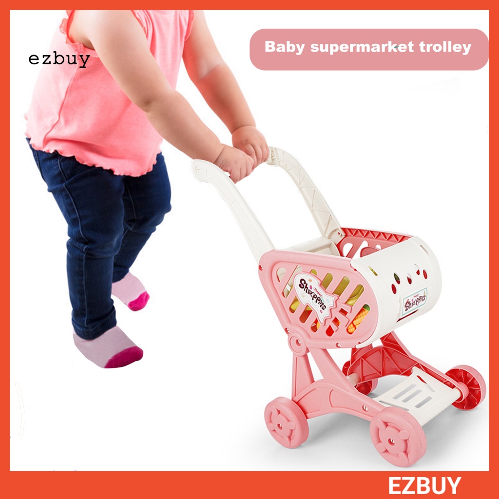 Xe Đẩy Hàng Đồ Chơi Mini Dễ Lắp Ráp Cho Bé