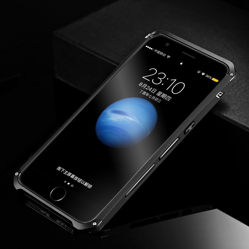 Ốp điện thoại nhôm kim loại cho iPhone 7 8 Plus 5 se 6 6S Plus