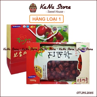 Táo Đỏ Hàn Quốc Trái To Hộp 1Kg + Tặng Kèm Túi Đựng Hộp Làm Quà Biếu
