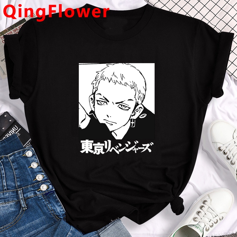 Áo Thun Tay Ngắn In Hình Anime Nhật Bản Tokyo Revengers Phong Cách Harajuku Thời Trang Mùa Hè 90s Dành Cho Nam