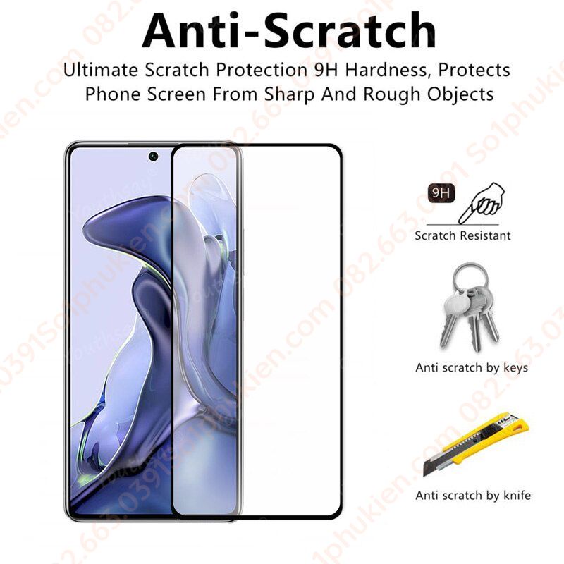 Kính cường lực full màn hình dành cho Xiaomi 11T pro/ xiaomi mi 11t 5g