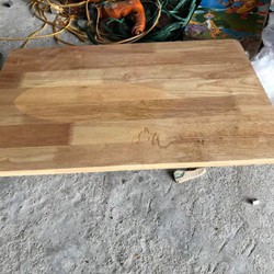 Mặt bàn gỗ cao su - kt : 50 x 1m2