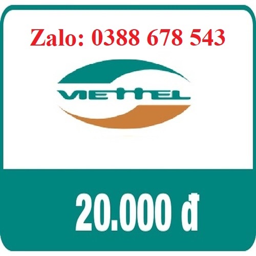 Thẻ Cào Viettel 20K