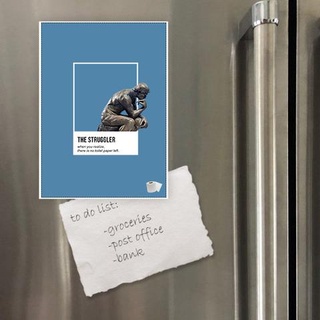 Nam châm hít dán tủ lạnh để trang trí in hình Pantone The Struggler