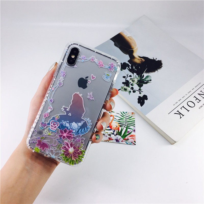ốp lưng bảo vệ hình nàng tiên cá cho điện thoại iphone 6s i7 i8 plus xs max xr | BigBuy360 - bigbuy360.vn