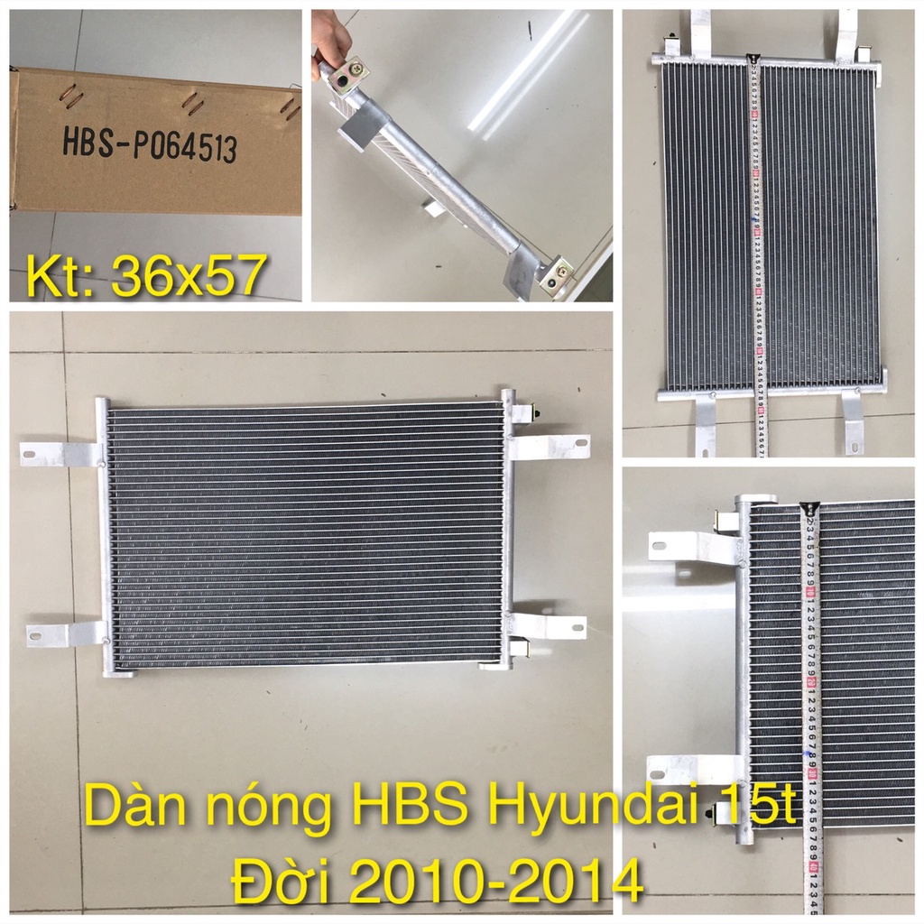 Dàn nóng HBS dòng xe tải Hyundai 15 tấn