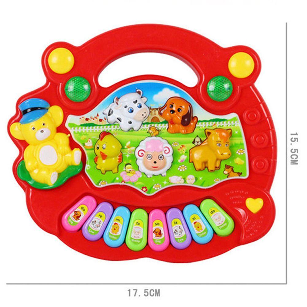 CHOOKEY Đồ Chơi Đàn Piano Điện Tử Hình Động Vật Cho Bé Dịp Năm Mới