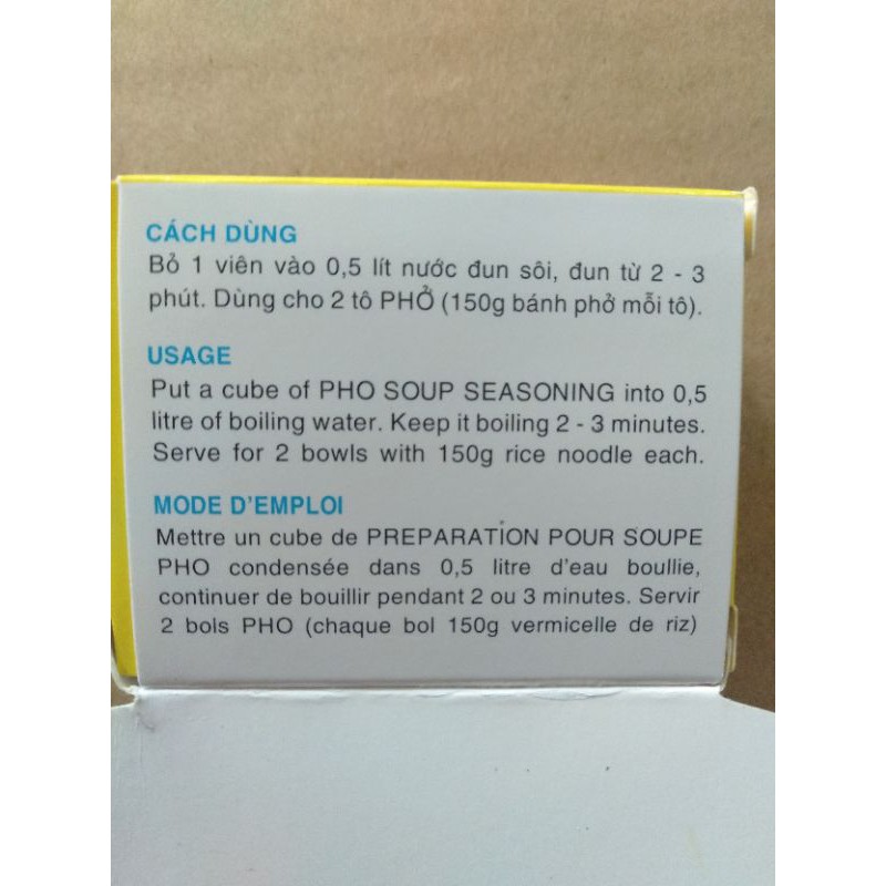 Viên gia vị nấu phở bò