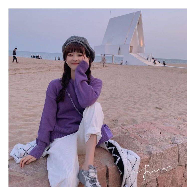 Áo Khoác cardigan Dệt Kim Cổ Tròn Dáng Ngắn Thời Trang Hàn Quốc 2022