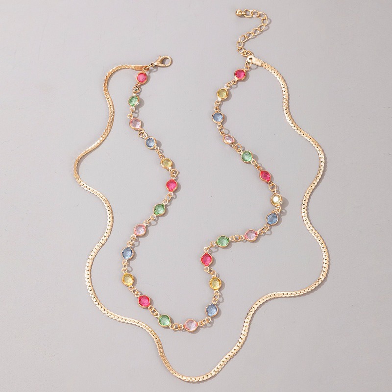 Vòng cổ HợP Kim ĐíNh Đá ThờI Trang