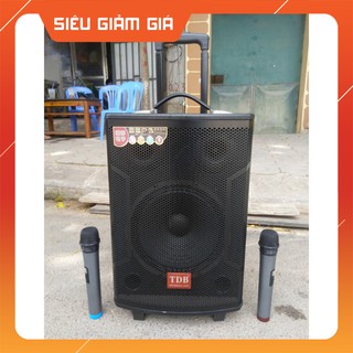 Loa kéo tdb bass 30 cao cấp - tặng kèm 02 micro cao cấp không dây cực chất