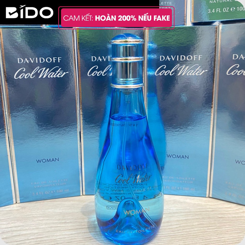 [Cam kết chính hãng] Nước hoa nữ DAVIDOFF Cool Water Woman EDT - 100ml