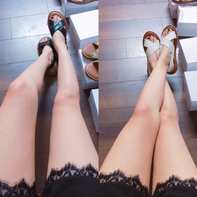 Sandal đen size 38 siêu đẹp