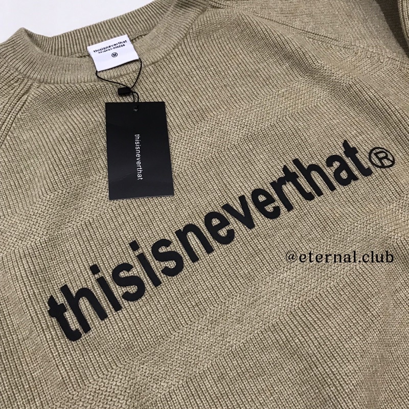 Áo sweater len brand Hàn Thisisneverthat