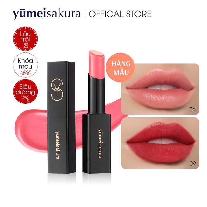 Son Dưỡng Khóa Màu Yumeisakura Collagen Boosting Hồng Nude YMS06 3.5g