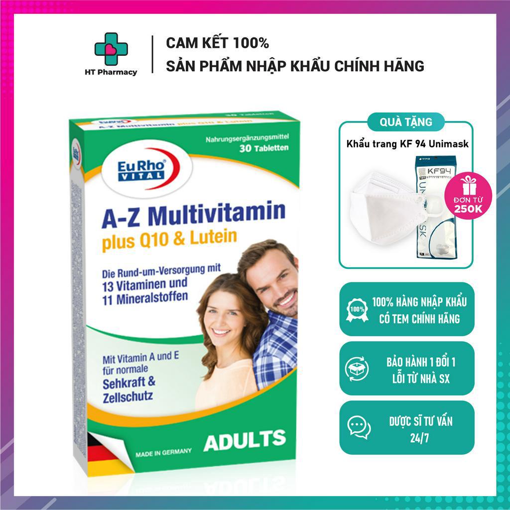 Viên uống vitamin tổng hợp A-Z Multivitamin Eurho Vital tăng sức đề kháng, hỗ trợ miễn dịch