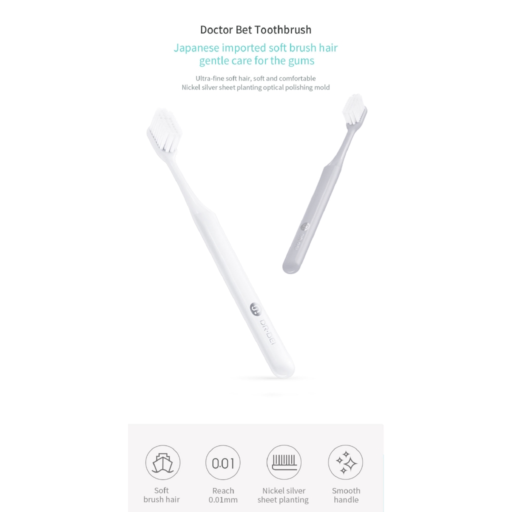 Bàn chải đánh răng mềm mại Xiaomi Doctor B chăm sóc sức khỏe