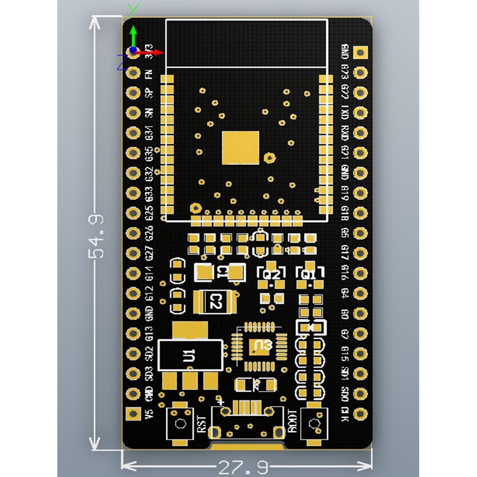 Bảng Mạch Phát Triển Esp32 Wifi+Bluetooth Esp-32 Esp-32S Esp 32 | WebRaoVat - webraovat.net.vn