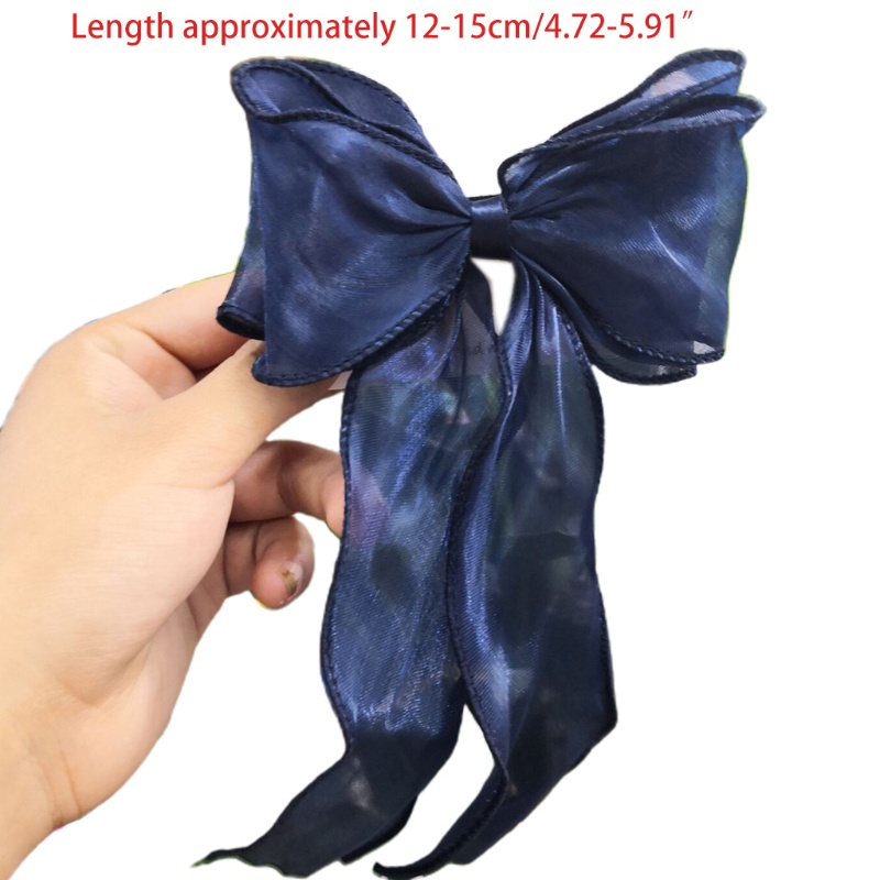 Kẹp Tóc Đính Nơ Và Ngọc Trai Cỡ Lớn Dễ Thương