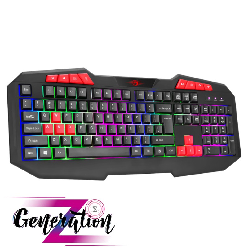 Bàn Phím Chơi Game Rainbow Backlight 112 Phím Marvo K602 - KEYBOARD LED MARVO K602